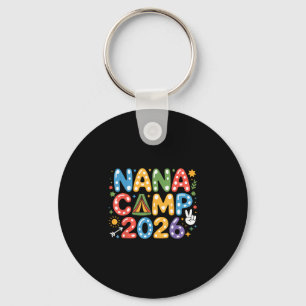 Llavero Campamento de Nana 2026 equipo de camping vacacion