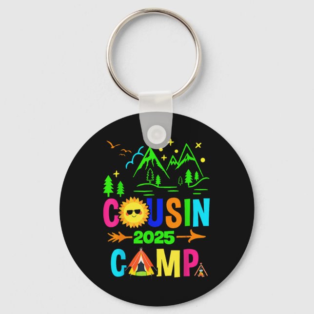 Llavero Campamento familiar de verano de la tripulación de (Anverso)