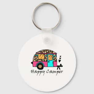 Llavero Campamento Feliz Campamento de Verano Camping Leop
