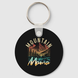 Llavero Campamento Vintage Senderismo Montaña Mama Retro A