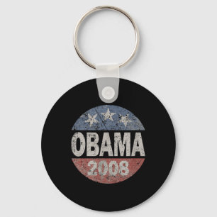 Llavero Campaña del Viejo Presidente Barack Obama 2008