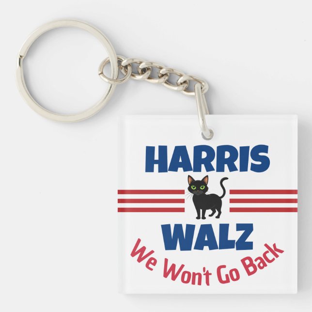 Llavero Campaña Harris Walz (Frente)