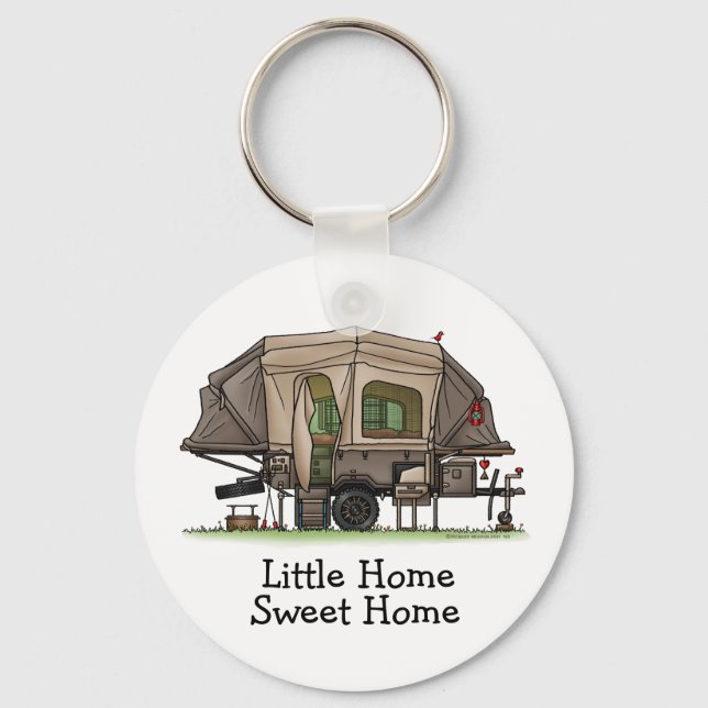 Llavero Campaña Pop Up Opus 4 | Trailer de viaje | Camper  (Anverso)