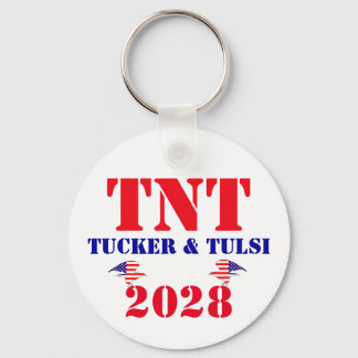 Llavero Campaña TNT Tucker & Tulsi 2028 Presidente de EE. 