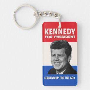 Llavero Campaña Vintage JFK Kennedy para Presidente 1960