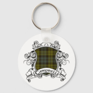 Llavero Campbell Tartán Shield