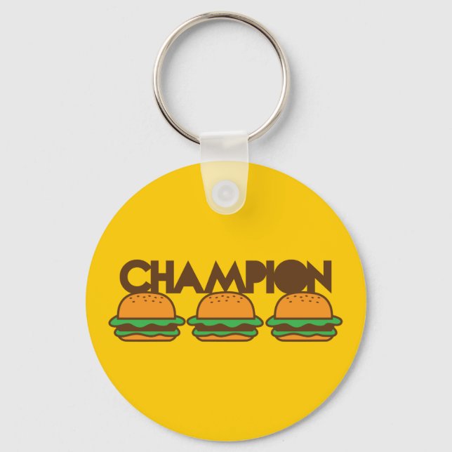 Llavero ¡CAMPEÓN BURGERS yum! (Anverso)