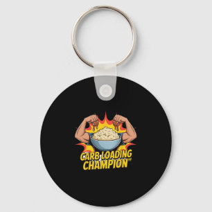 Llavero Campeón de carga de carbohidratos divertido Día de