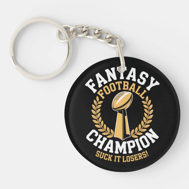 Llavero Campeón de Fútbol Fantasía (Frente)