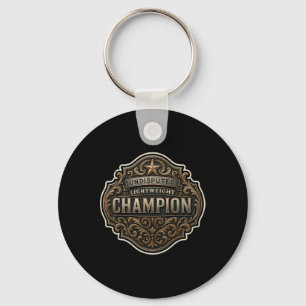 Llavero Campeón de peso ligero Mma Boxeo Kickboxing Champ