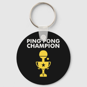 Llavero Campeón de ping pong para campeones de tenis de me