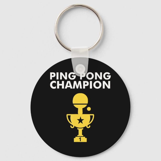 Llavero Campeón de ping pong para campeones de tenis de me (Anverso)