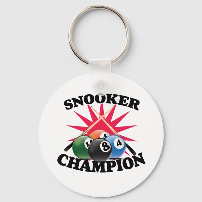 Llavero Campeón de Snooker  (Anverso)
