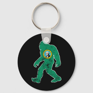 Llavero Campeón Grande del Estado de la bandera de Washing