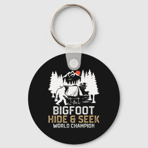 Llavero Campeón Mundial de Bigfoot Escondite y Búsqueda Di