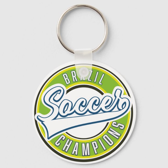 Llavero Campeones de Fútbol de Brasil (Anverso)