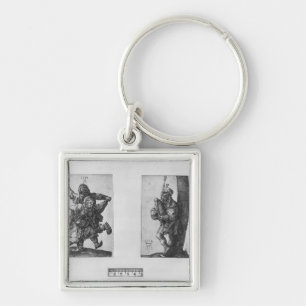 Llavero Campesinos y un jugador de la gaita, 1514 del