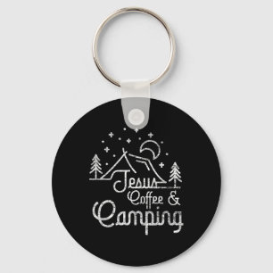 Llavero Camping Café Campista Amante del Campamento Cristi