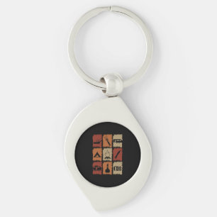 Llavero Camping - Camping Studs Retro