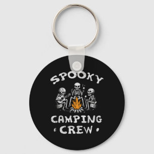 Llavero Camping Crew Halloween Camping Skeleton Campsite