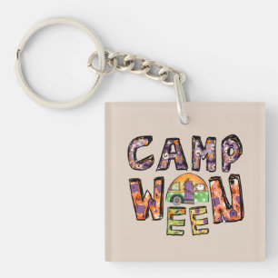 Llavero Camping de Halloween   Pun de Word