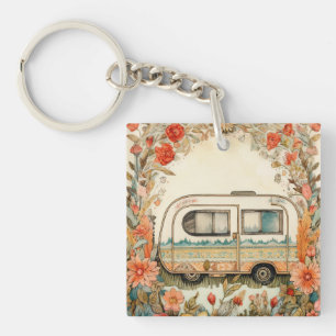 Llavero Camping de la Caravana Retro Nostalgic