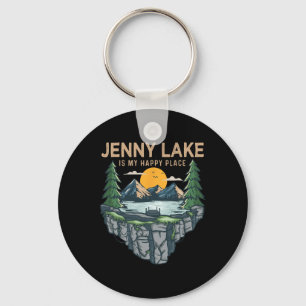 Llavero Camping en barco de pesca - Mi lugar feliz Jenny L