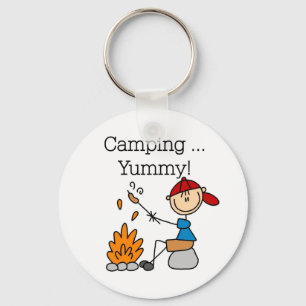 Llavero Camping es Camisetas y regalos Yummy