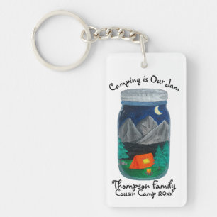 Llavero Camping es nuestra carpa de vapor y montañas en Ja
