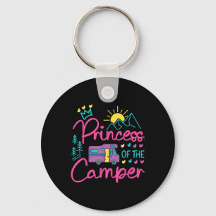 Llavero Camping Familia Chica Campervan Autocaravana Princ