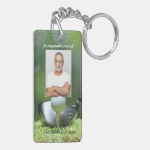 Llavero Campo de golf Memorial Photo Golfer Golf Course Go