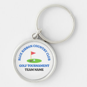Llavero Campo de golf o club de campo personalizado