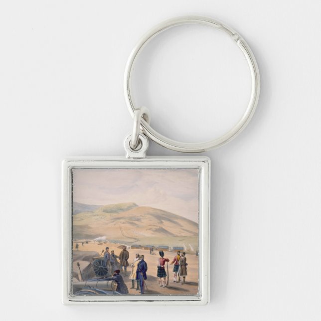 Llavero Campo de la brigada de la montaña, placa 'de Seat (Frente)