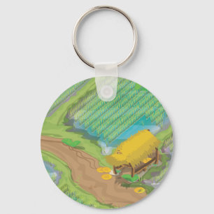 Llavero Campo Paddy del extremo este