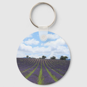 Llavero Campos de lavanda púrpura cerca de Sault