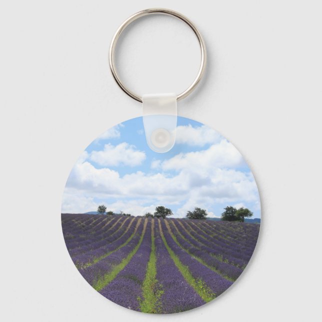Llavero Campos de lavanda púrpura cerca de Sault (Anverso)