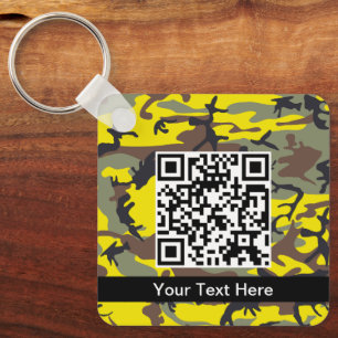 Llavero Camuflaje Amarillo y Marrón, Camuflaje, Militar, E