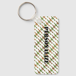 Llavero Camuflaje de arma de estilo militar GI Rifle Cool 