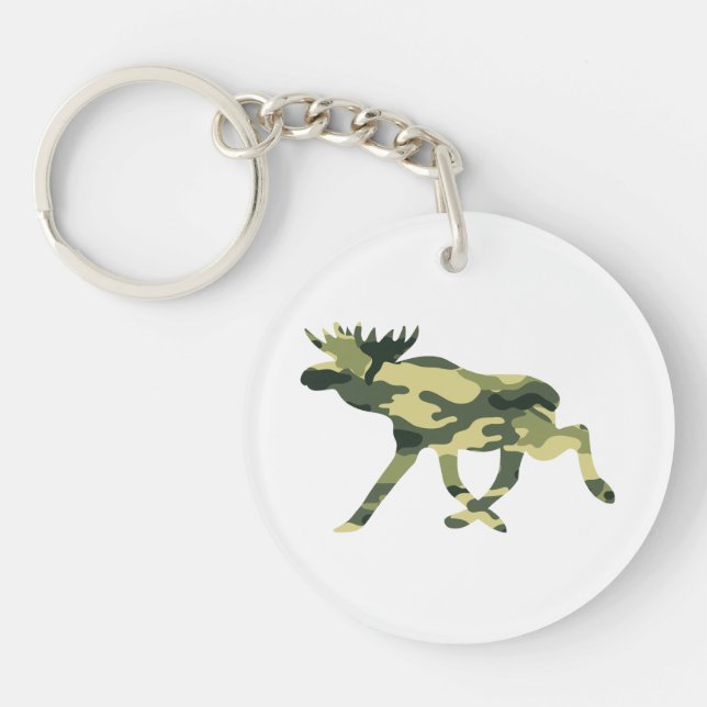 Llavero Camuflaje de Moose / Elk Woodland / Camo (Frente)
