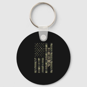 Llavero Camuflaje Distorsionado De Estados Unidos Trump Co