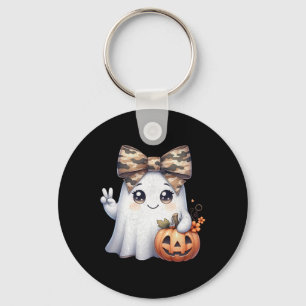 Llavero Camuflaje Divertido de Halloween Camo Fantasma Hol