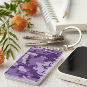 Llavero Camuflaje morado, ejército