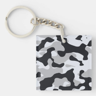 Llavero Camuflaje urbano de alto contraste