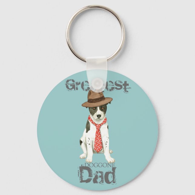 Llavero Canaan Dog Dad Keychain (Anverso)