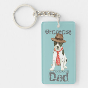 Llavero Canaan Dog Dad Keychain