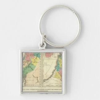 Llavero Canaán - Mapa del Atlas de Israel