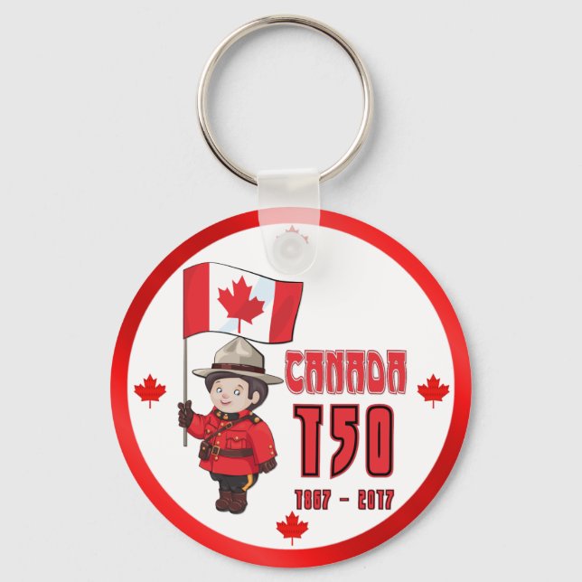 Llavero Canadá 150 años (Anverso)