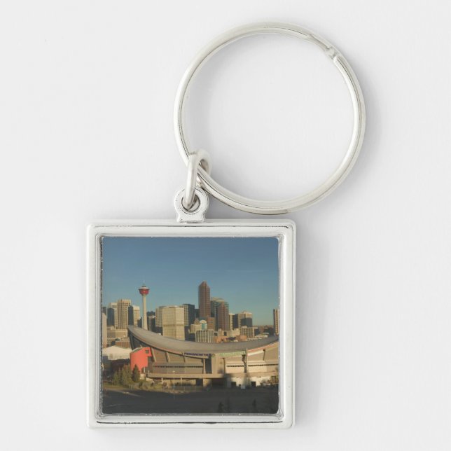 Llavero Canadá, Alberta, Calgary: Línea aérea de la ciudad (Frente)