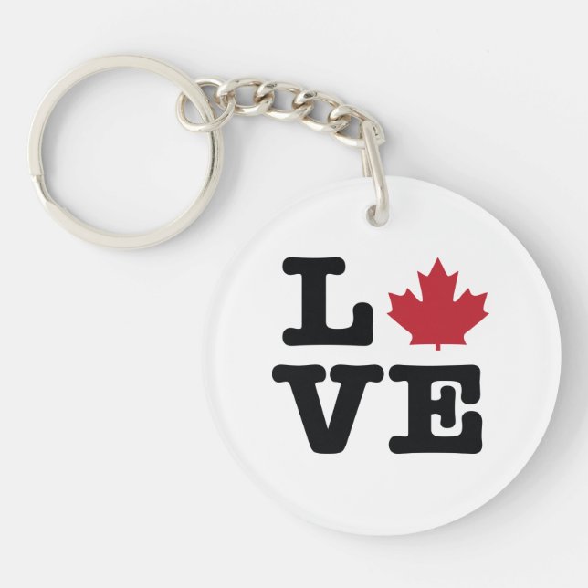 Llavero Canadá Ama la Capa de Maíz Aratilal Keychain (Frente)