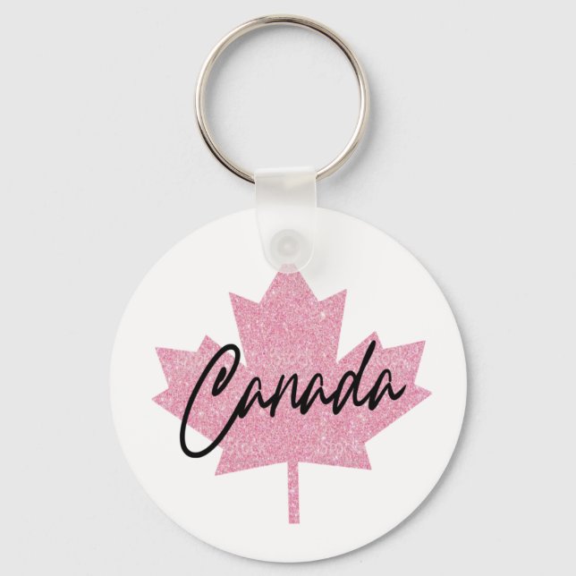 Llavero Canadá  Hoja de arce (Anverso)
